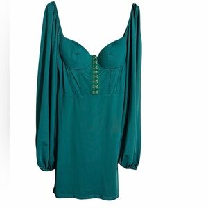 Fashion Nova Dress with Balloon Sleeves